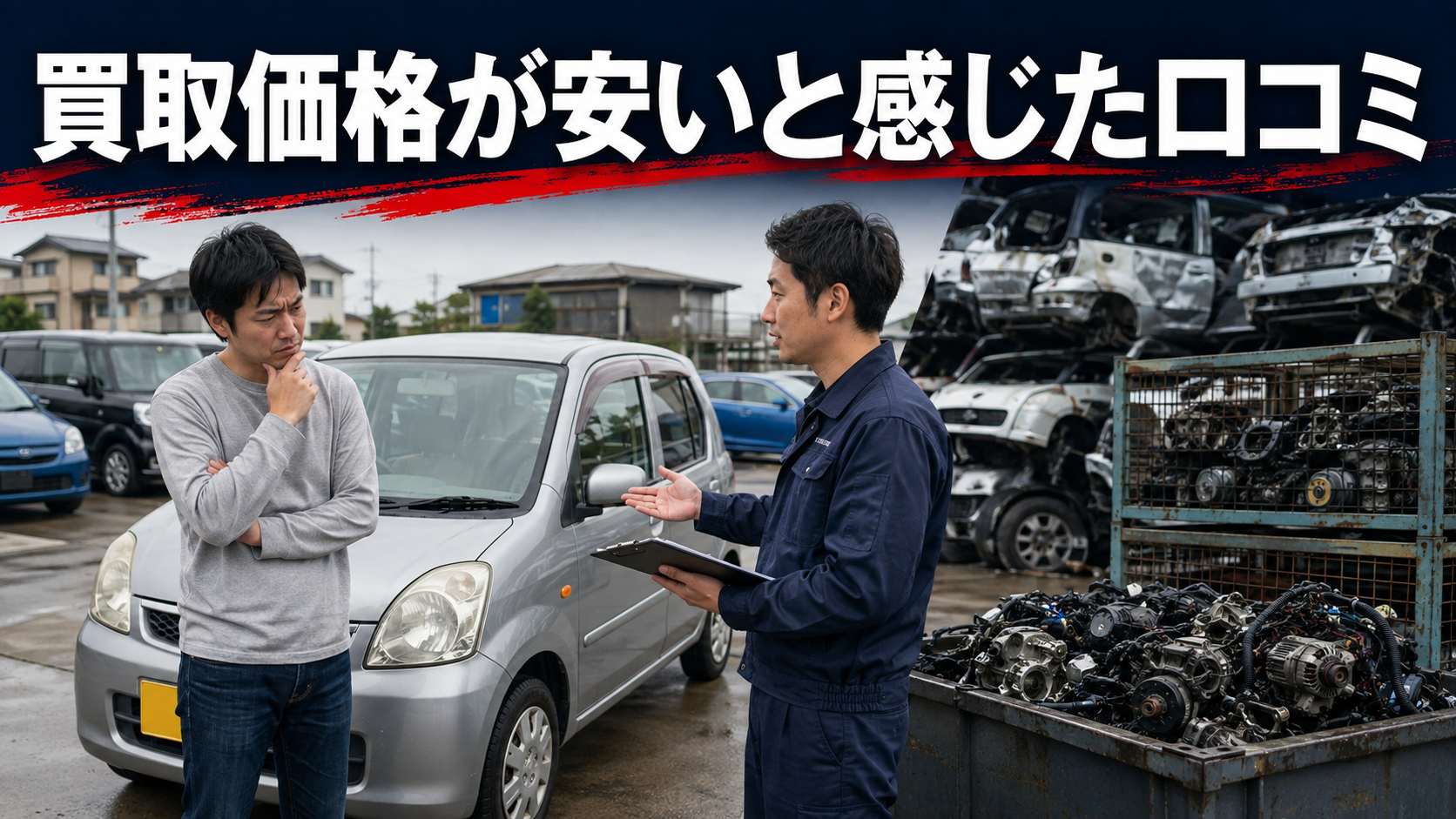 買取価格が安いと感じた口コミ