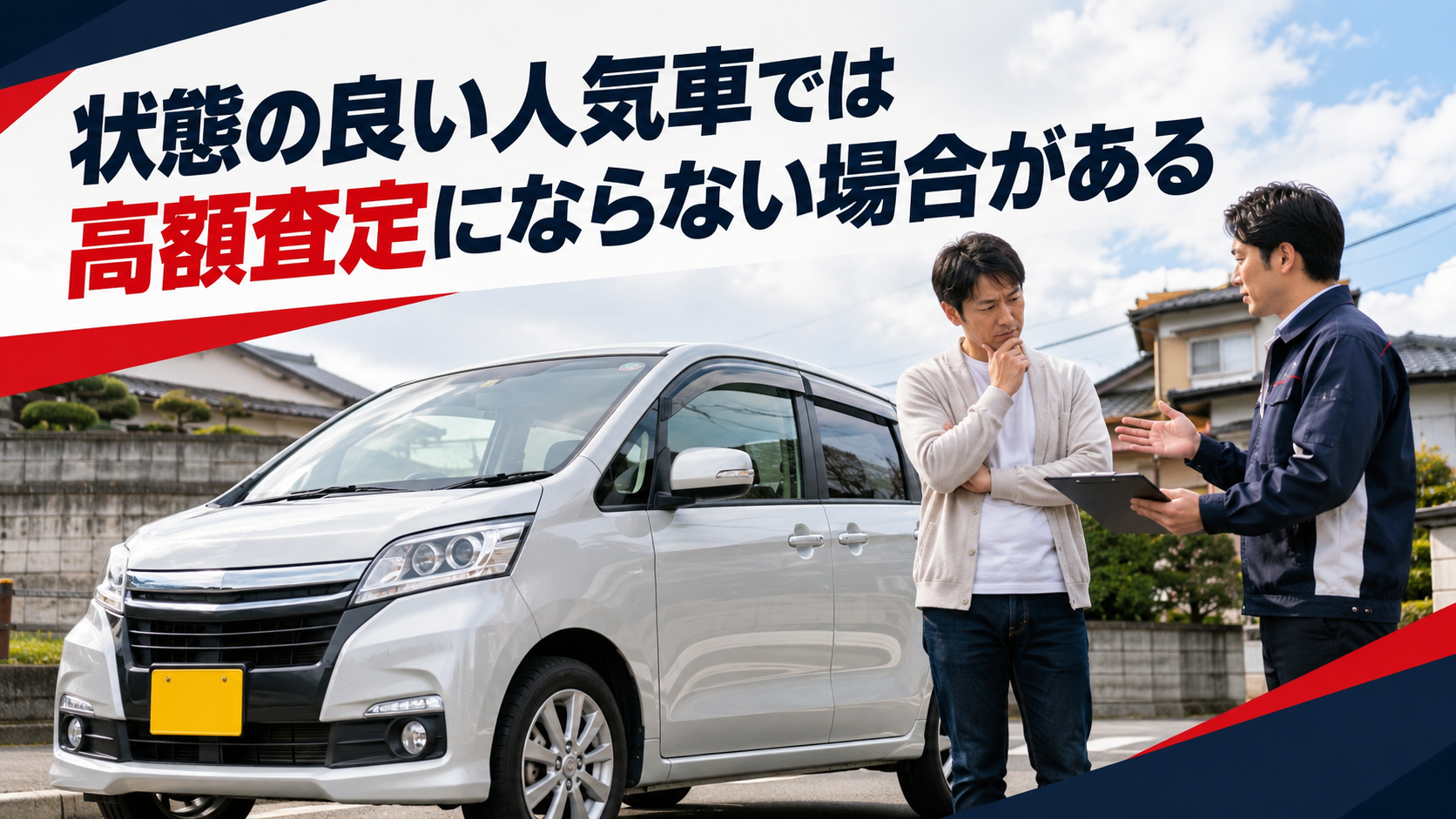 状態の良い人気車では高額査定にならない場合がある