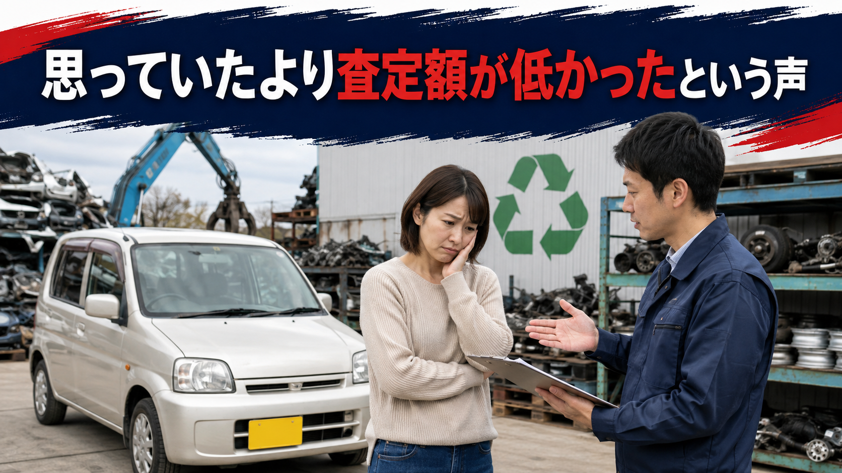 思っていたより査定額が低かったという声