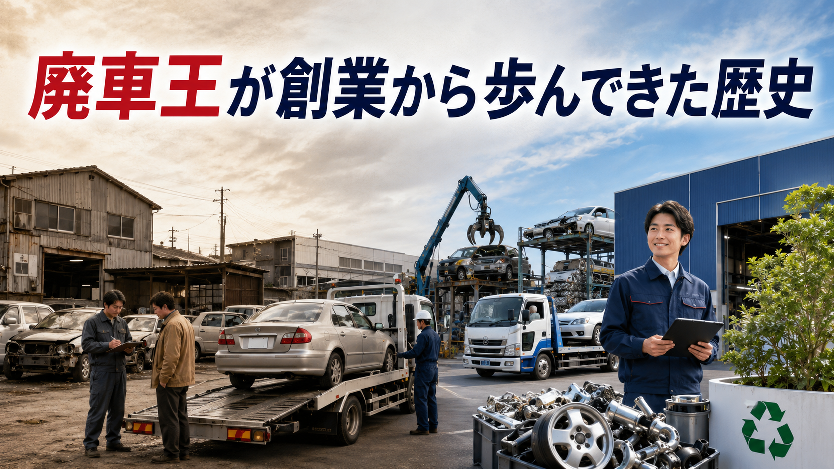 廃車王が創業から歩んできた歴史