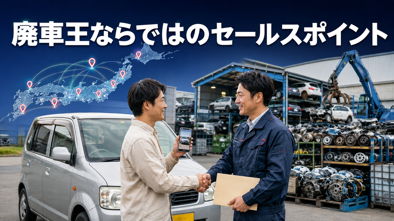 廃車王ならではのセールスポイント