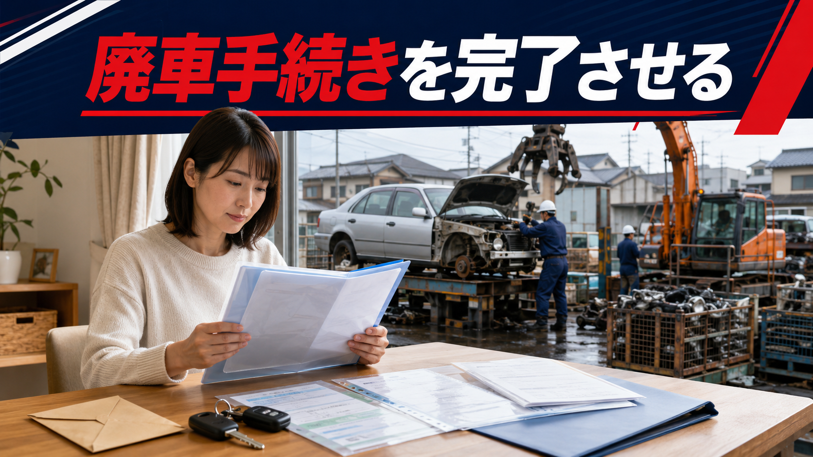 廃車手続きを完了させる