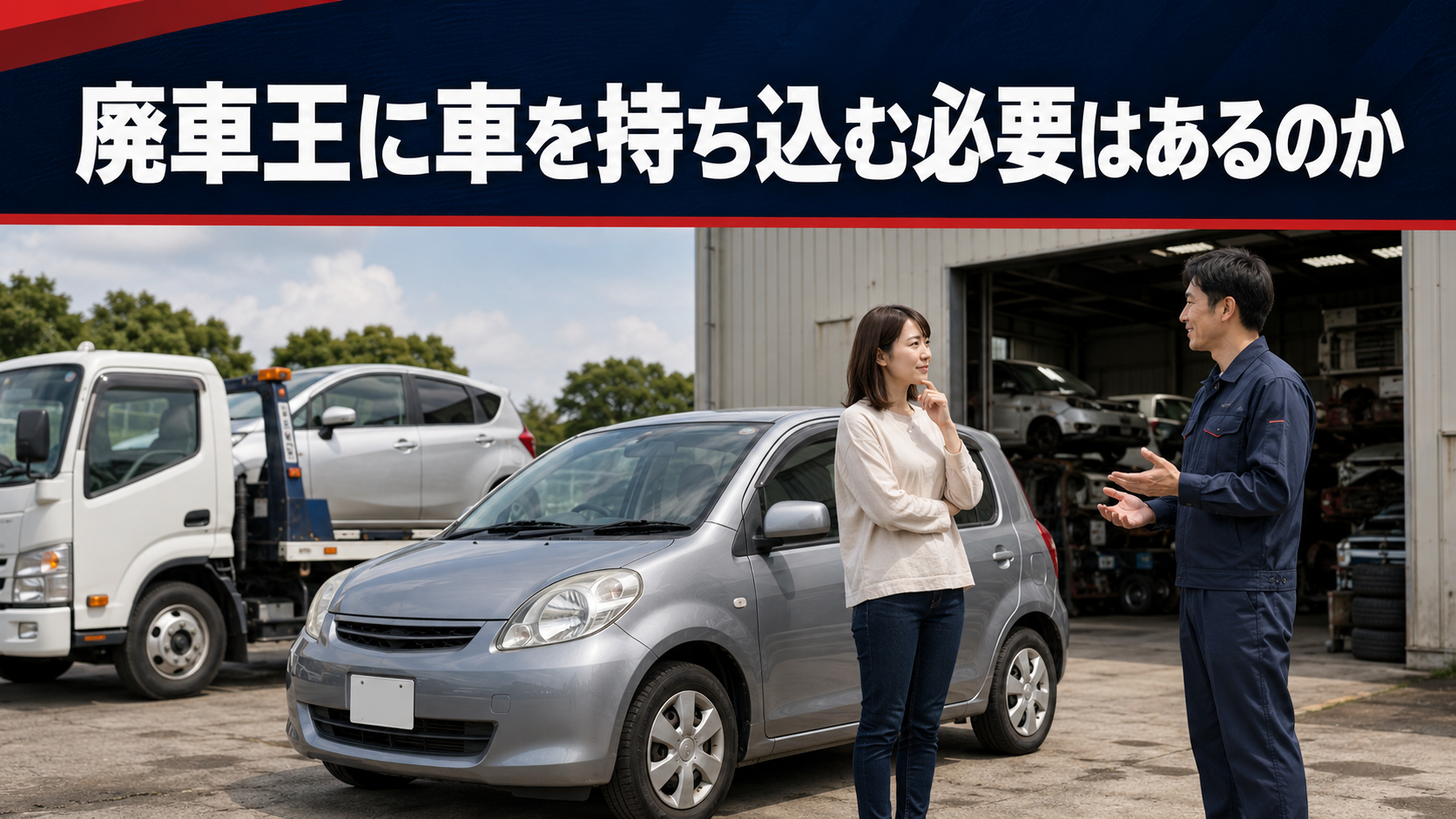 廃車王に車を持ち込む必要はあるのか