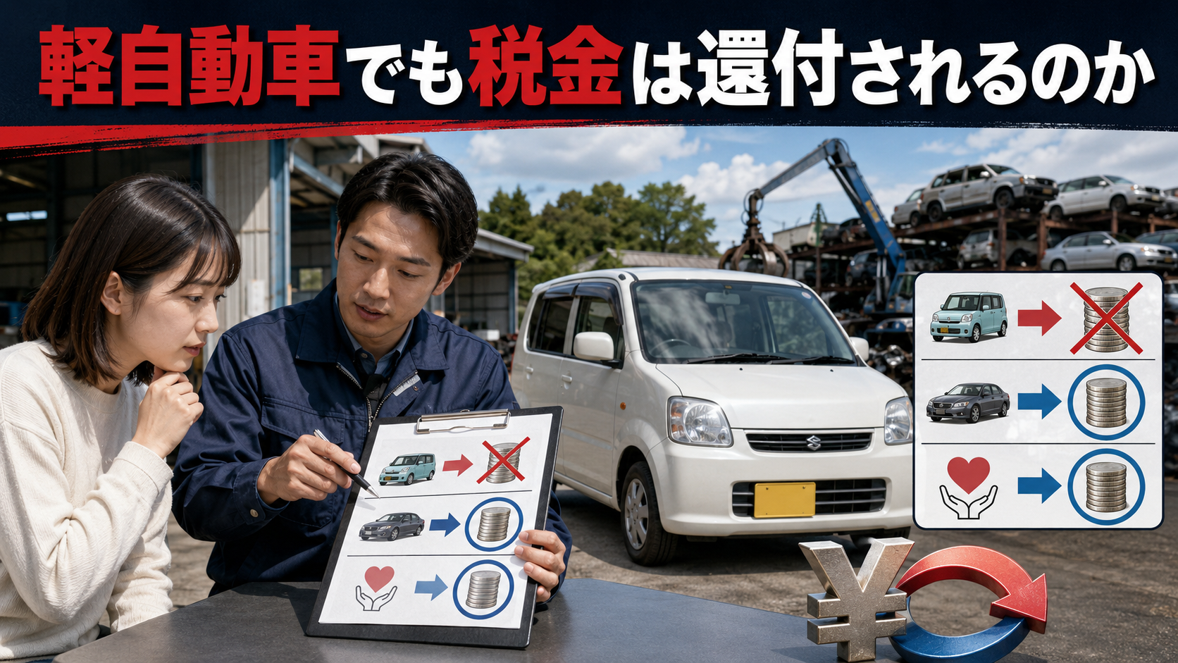 軽自動車でも税金は還付されるのか