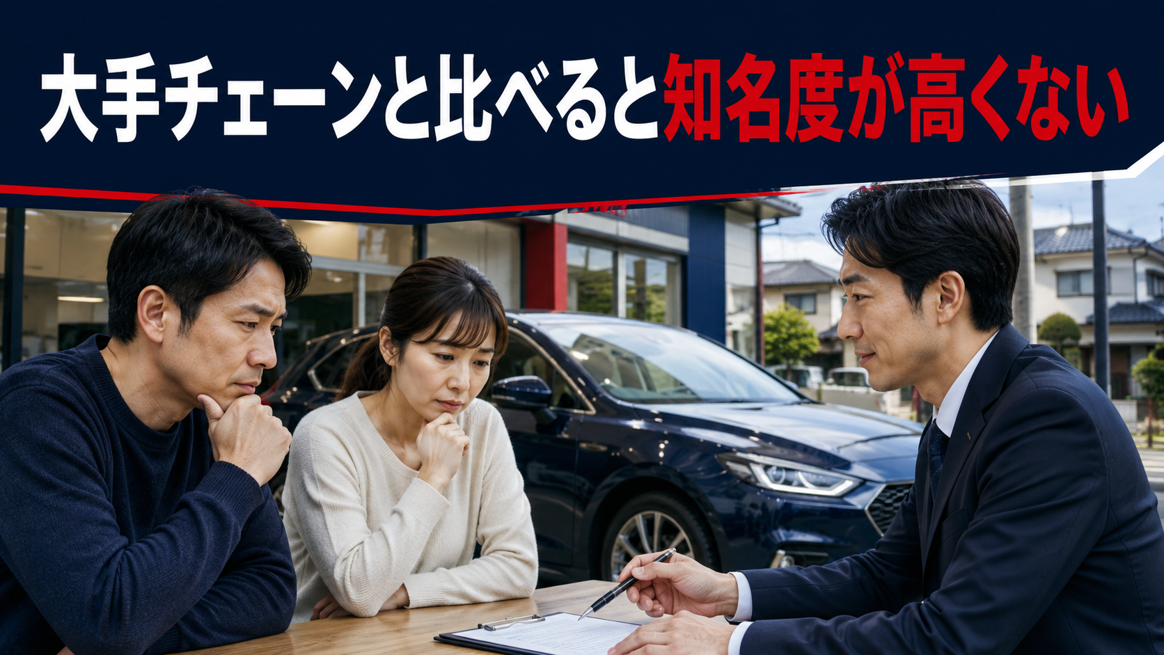 大手チェーンと比べると知名度が高くない