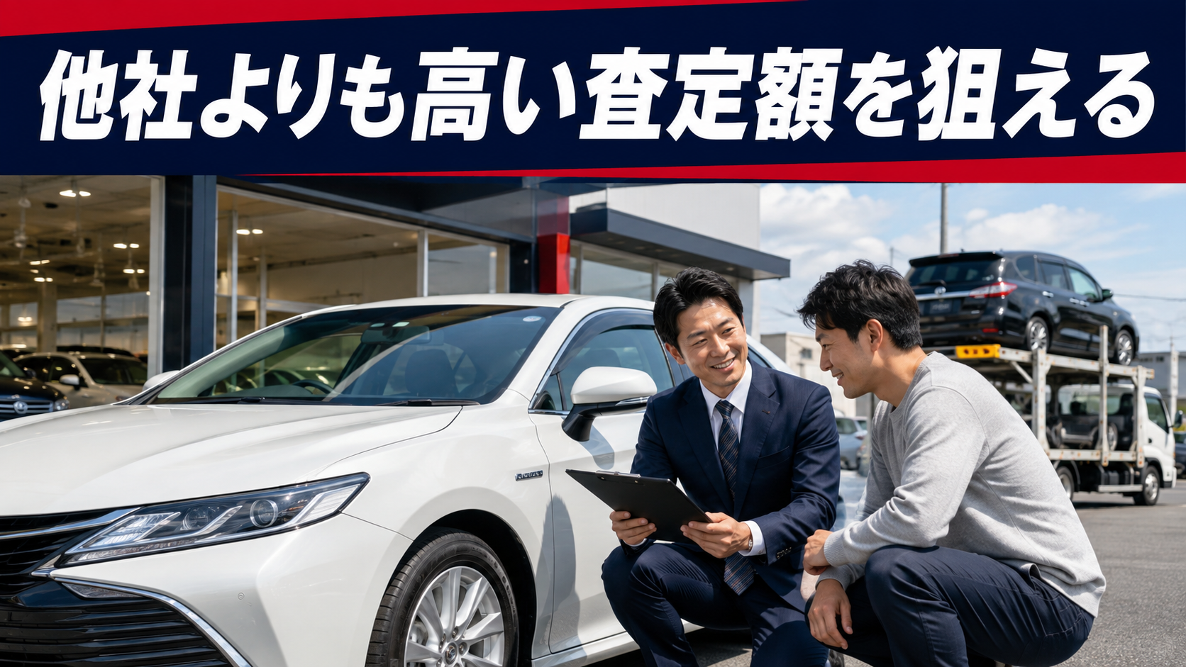 他社よりも高い査定額を狙える