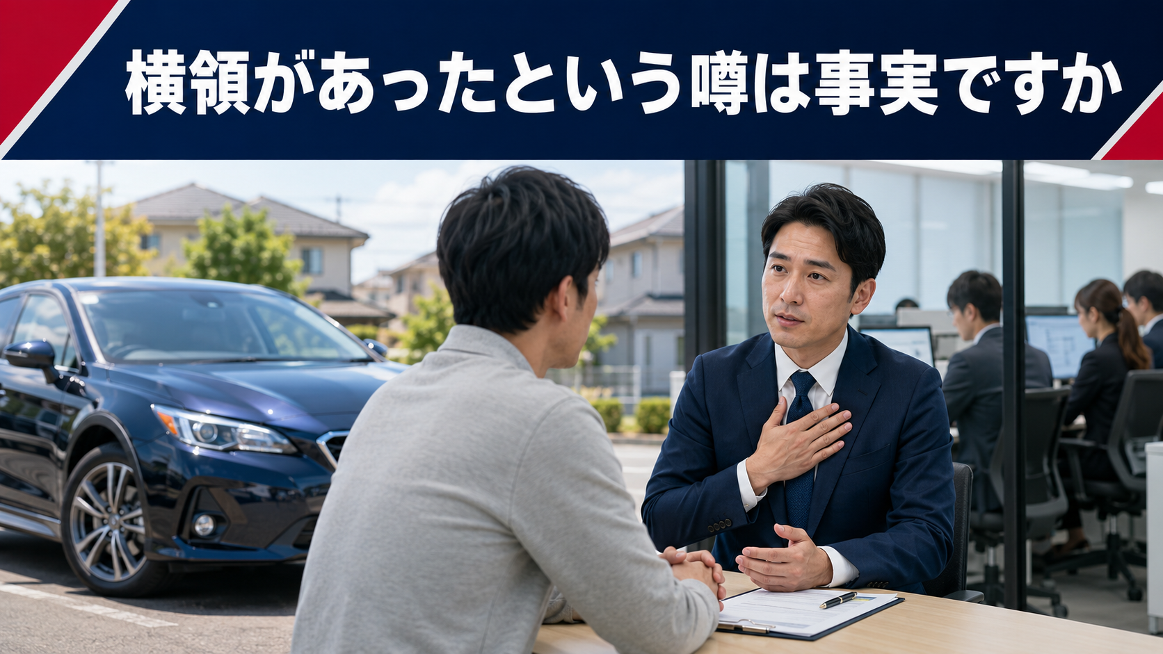 横領があったという噂は事実ですか