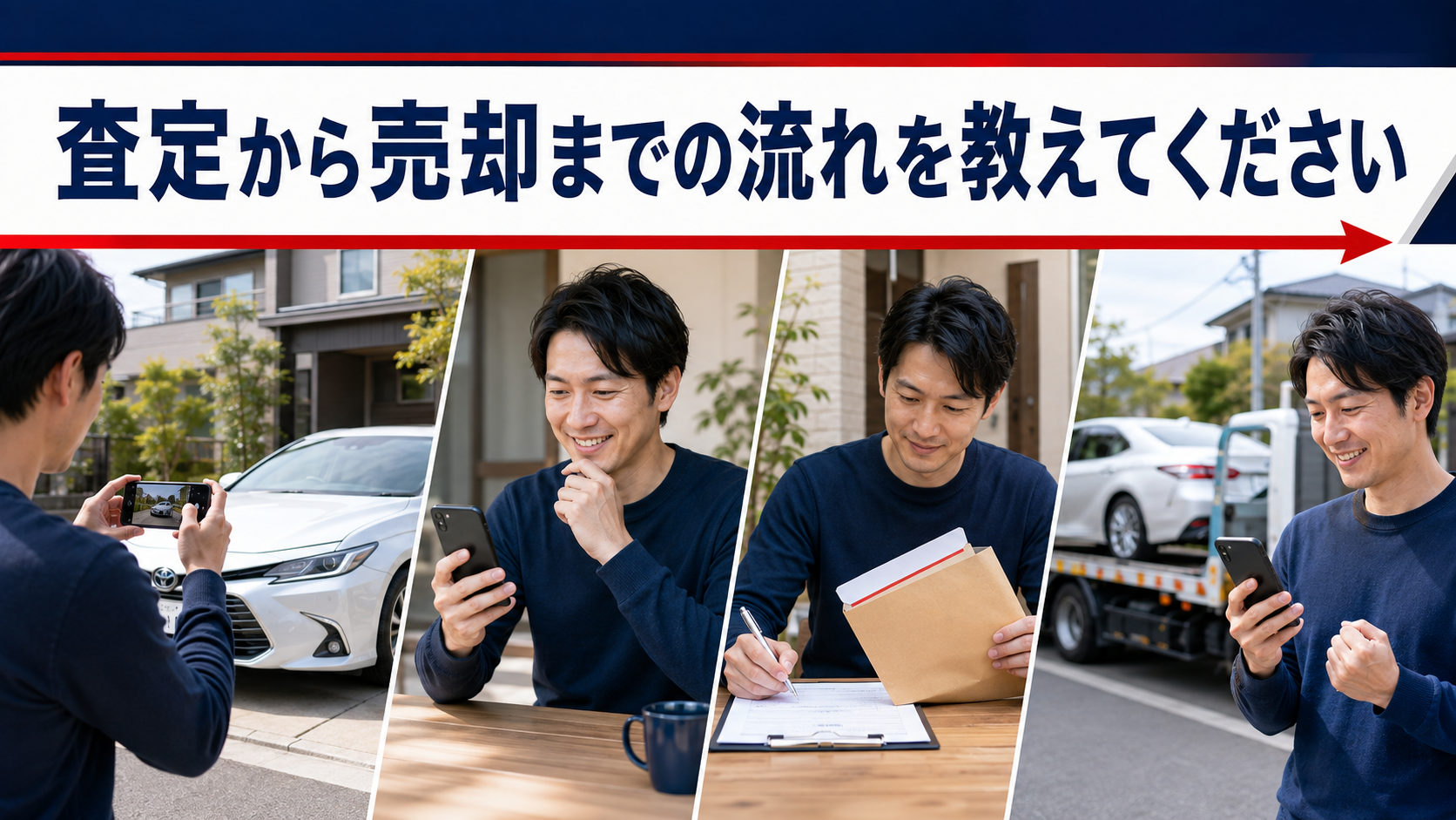 査定から売却までの流れを教えてください