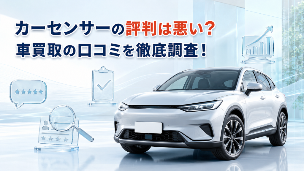 カーセンサーの評判は悪い？車買取の口コミを徹底調査！