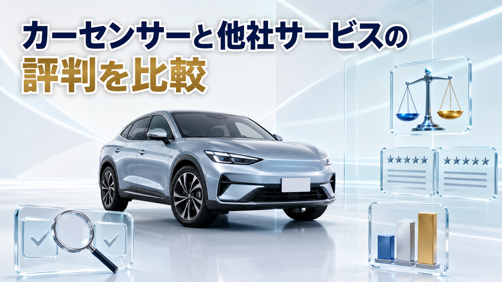 カーセンサーと他社サービスの評判を比較