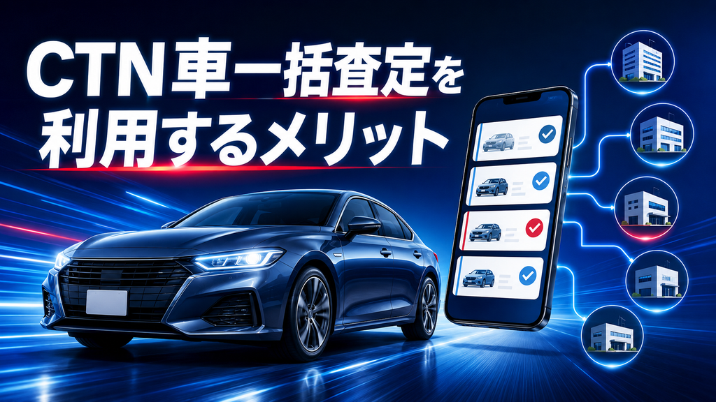 CTN車一括査定を利用するメリット