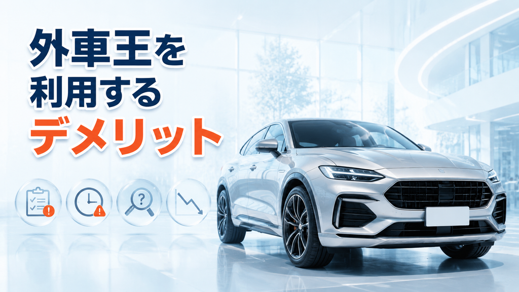 外車王を利用するデメリット