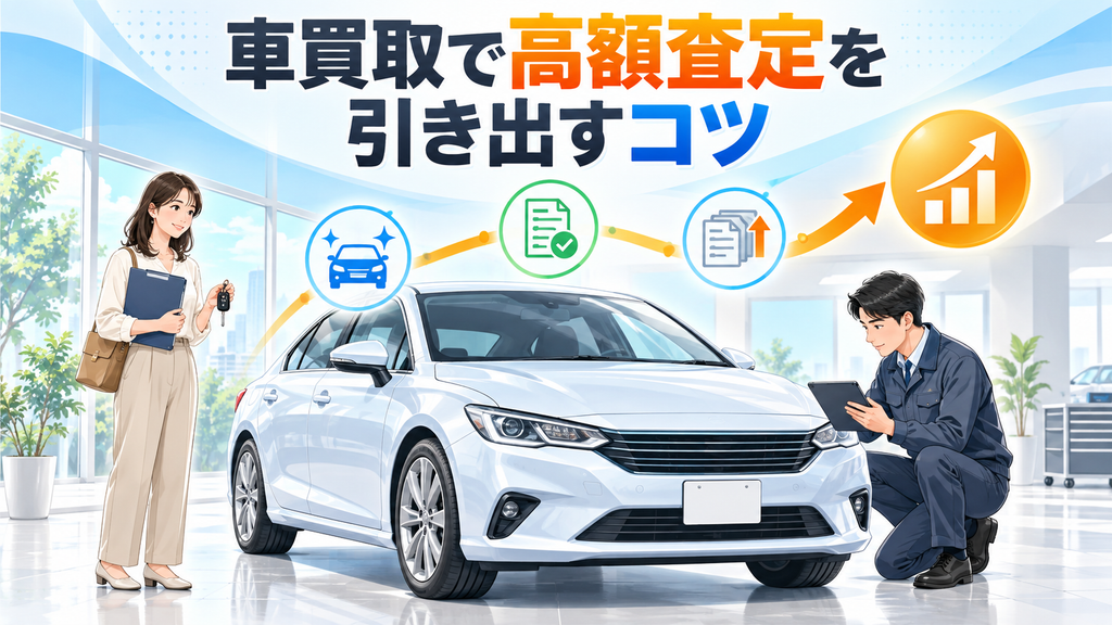 車買取で高額査定を引き出すコツ