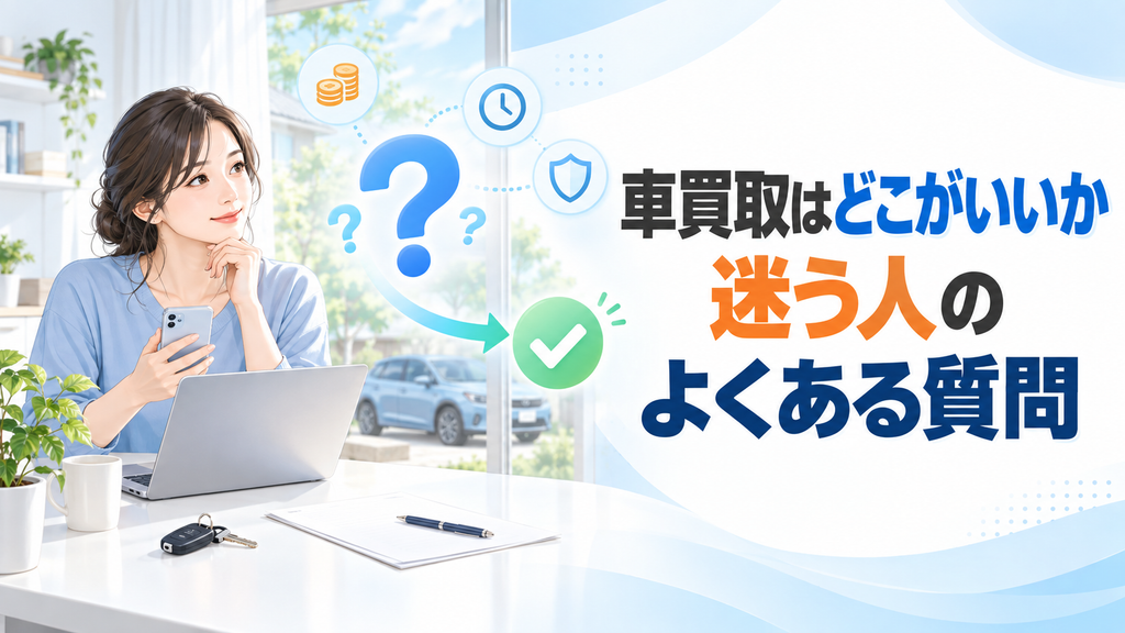 車買取はどこがいいか迷う人のよくある質問