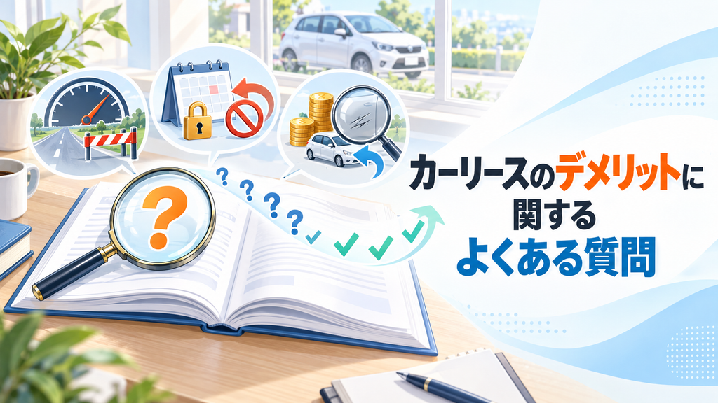 カーリースのデメリットに関するよくある質問