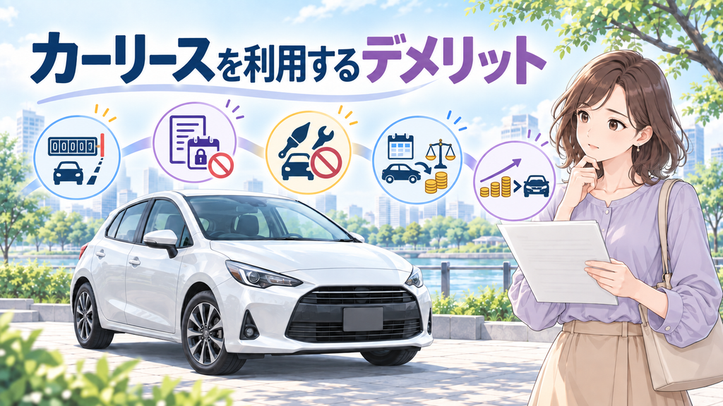 カーリースを利用するデメリット