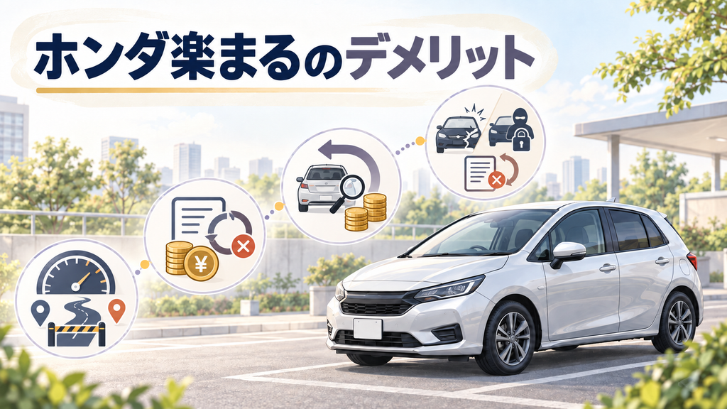 ホンダ楽まるのデメリット