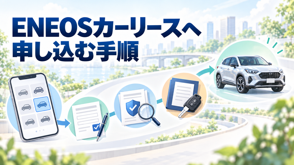 ENEOSカーリースへ申し込む手順