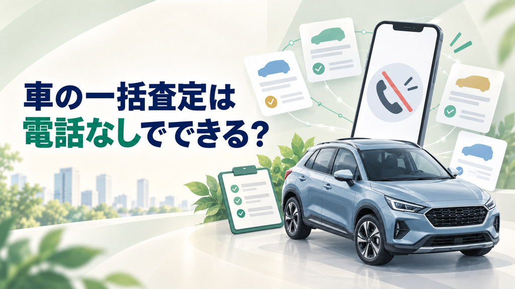 車の一括査定は電話なしでできる？