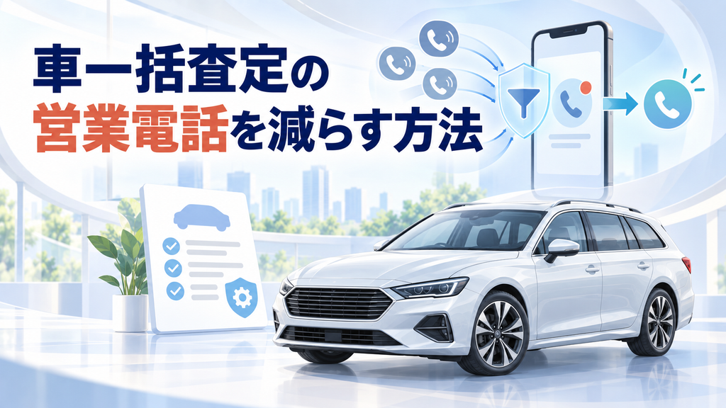 車一括査定の営業電話を減らす方法
