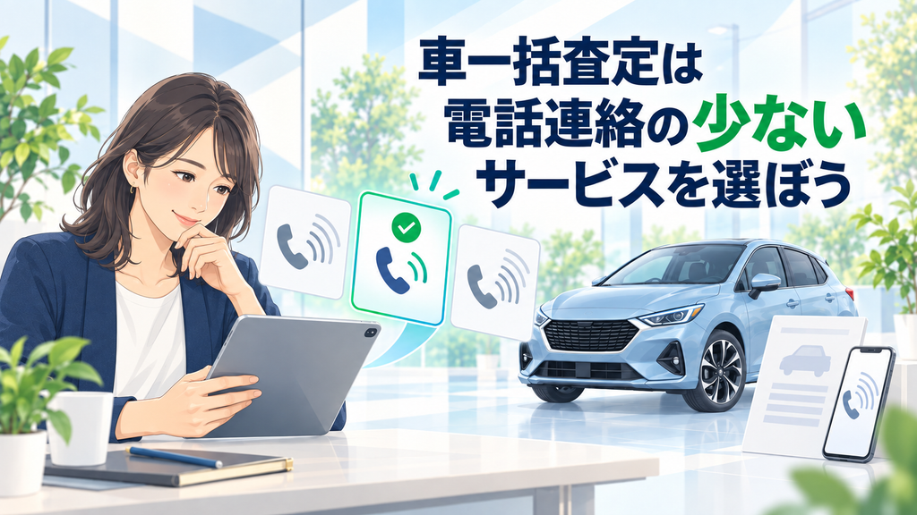 車一括査定は電話連絡の少ないサービスを選ぼう