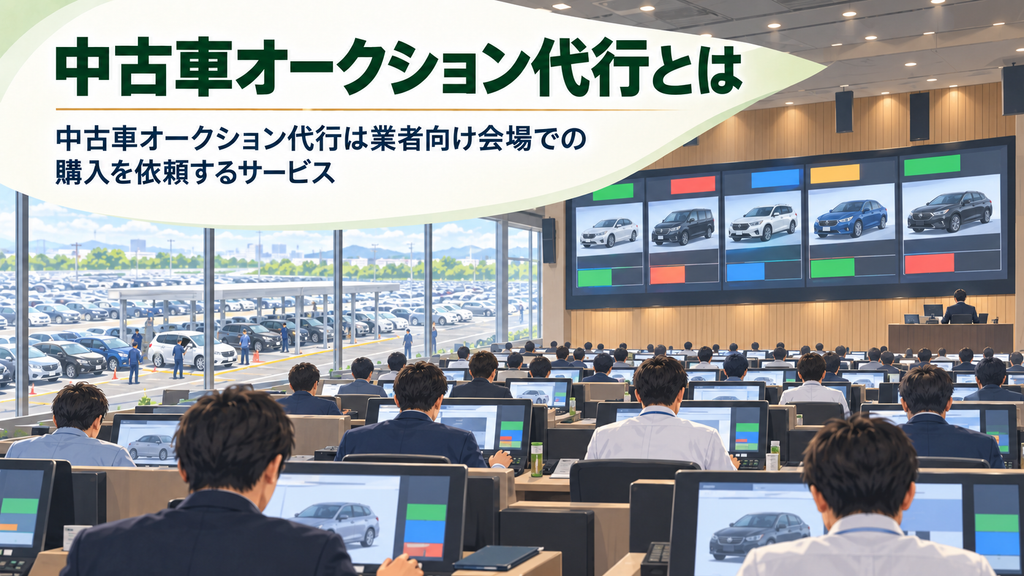 中古車オークション代行とは
