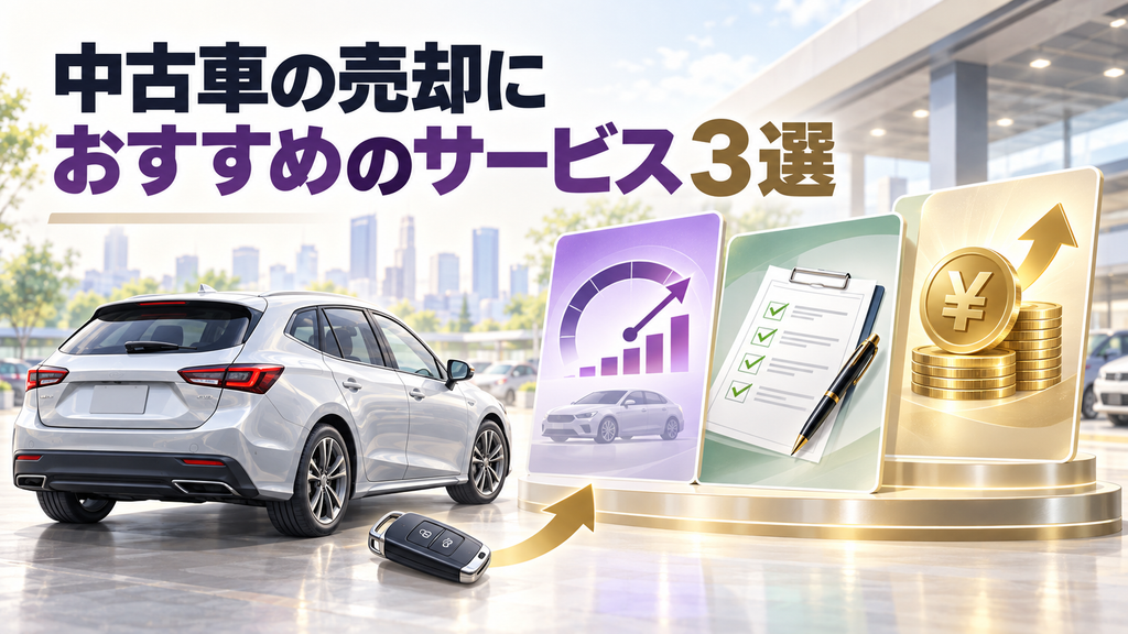 中古車の売却におすすめのサービス3選