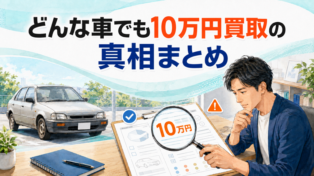 どんな車でも10万円買取の真相まとめ