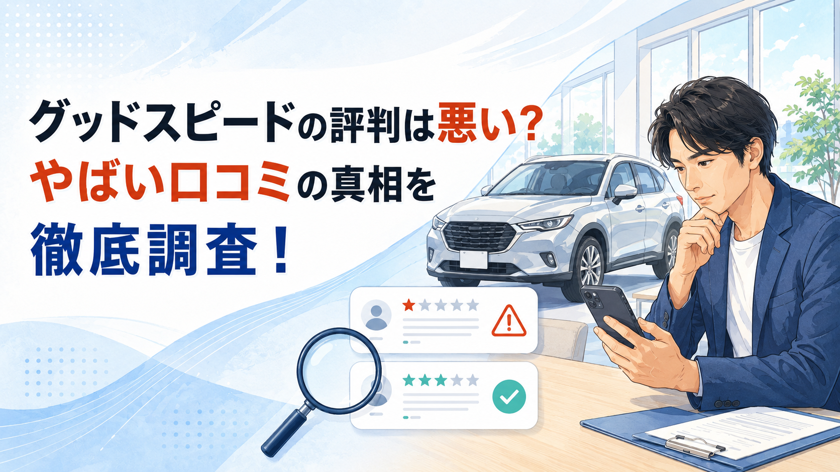グッドスピードの評判は悪い？やばい口コミの真相を徹底調査！