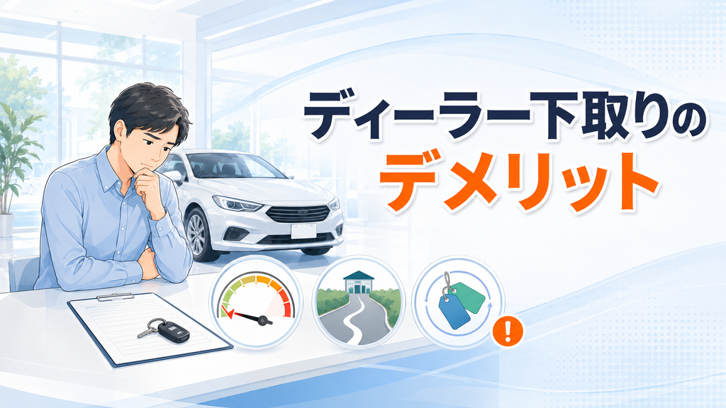 ディーラー下取りのデメリット