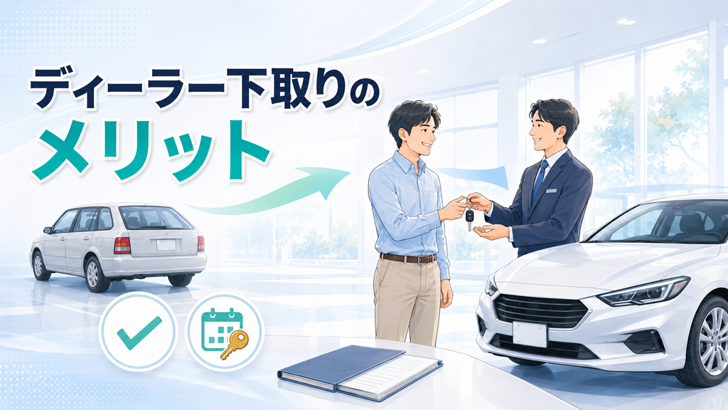 ディーラー下取りのメリット