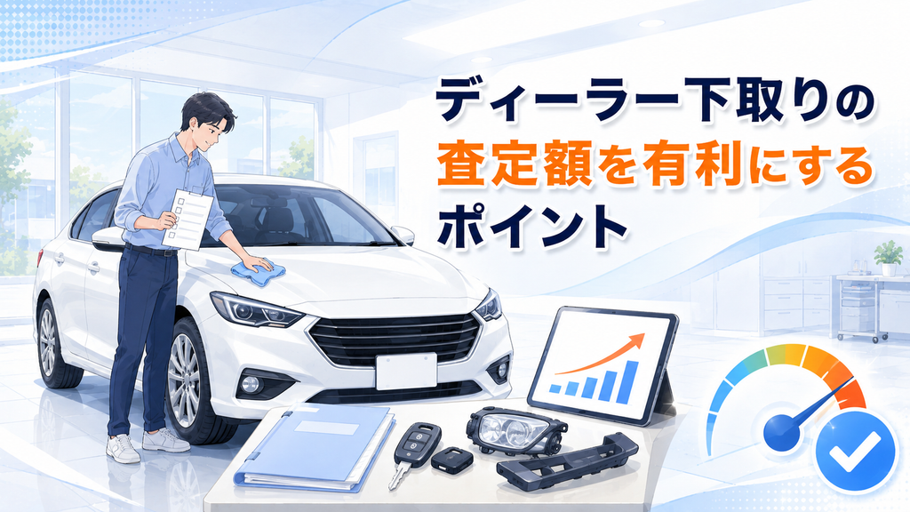 ディーラー下取りの査定額を有利にするポイント