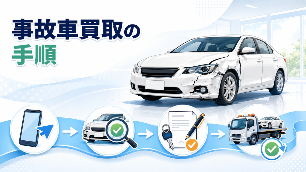 事故車買取の手順