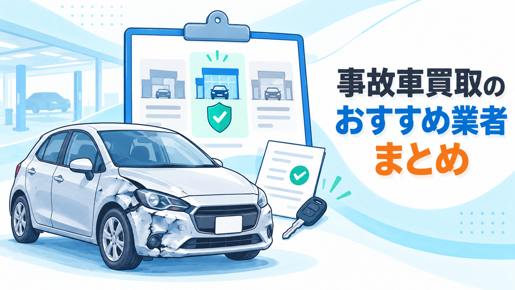 事故車買取のおすすめ業者まとめ