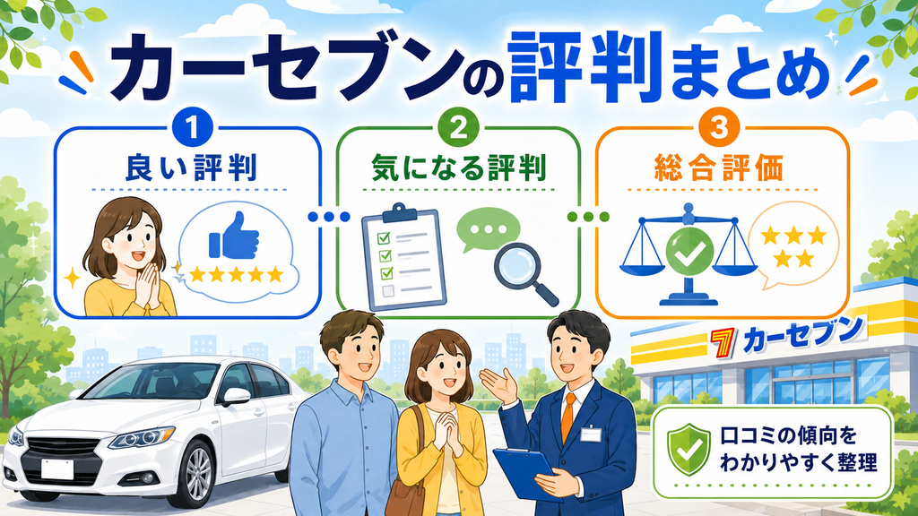 カーセブンの評判まとめ