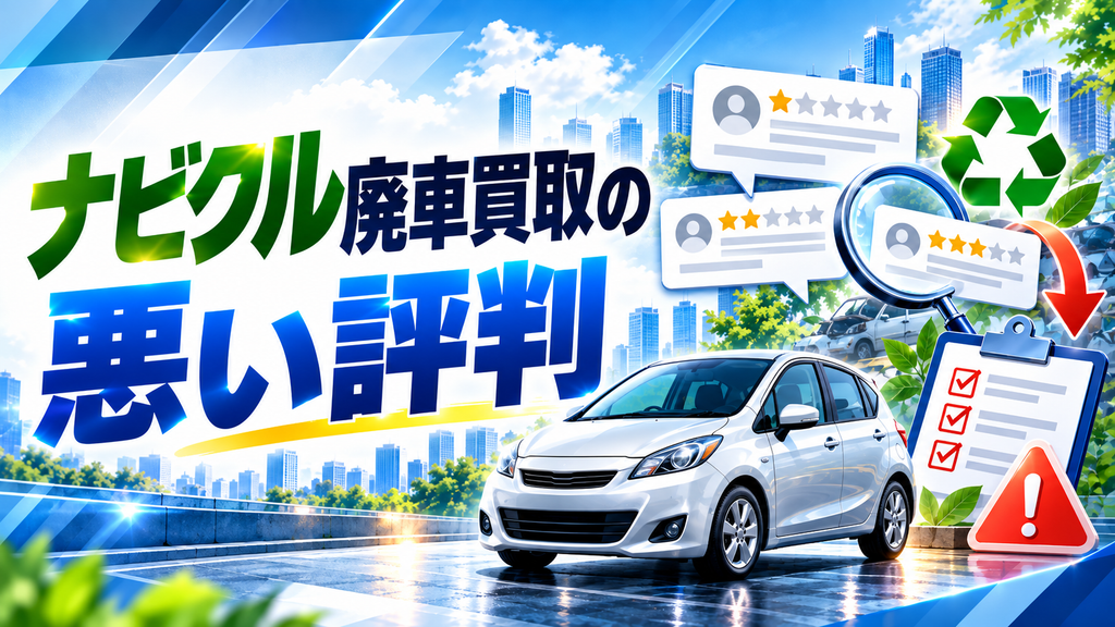 ナビクル廃車買取の悪い評判
