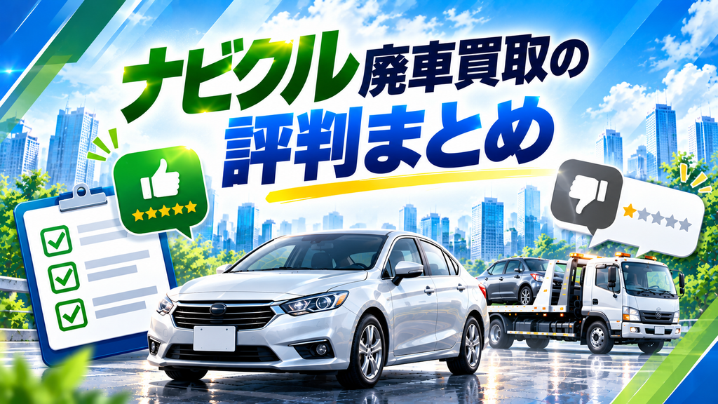 ナビクル廃車買取の評判まとめ