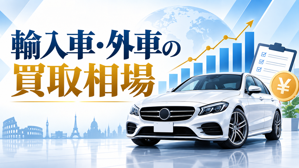 輸入車・外車の買取相場