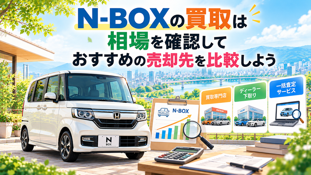 N-BOXの買取は相場を確認しておすすめの売却先を比較しよう