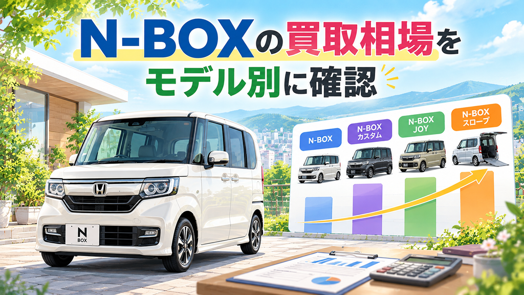 N-BOXの買取相場をモデル別に確認