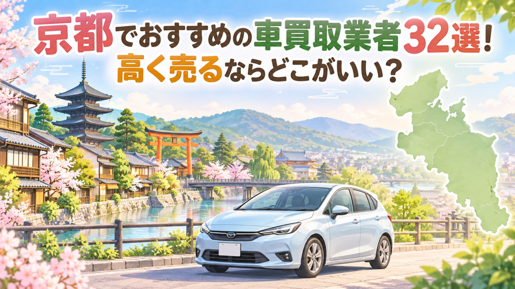 京都でおすすめの車買取業者32選！高く売るならどこがいい？