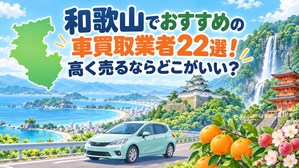 和歌山でおすすめの車買取業者22選！高く売るならどこがいい？
