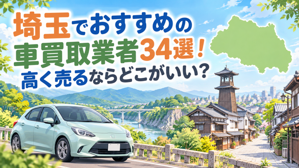 埼玉でおすすめの車買取業者34選！高く売るならどこがいい？