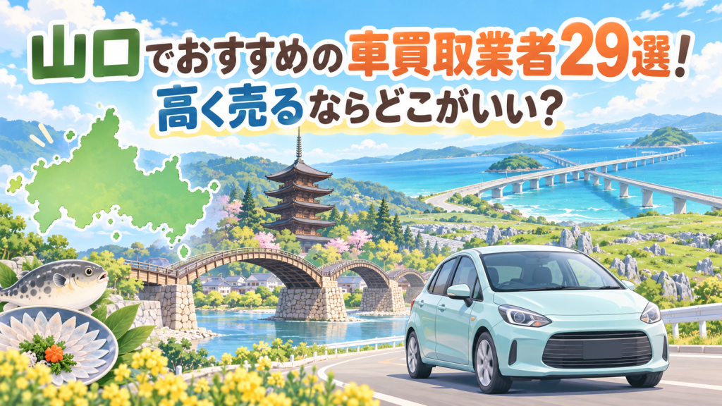 山口でおすすめの車買取業者29選！高く売るならどこがいい？