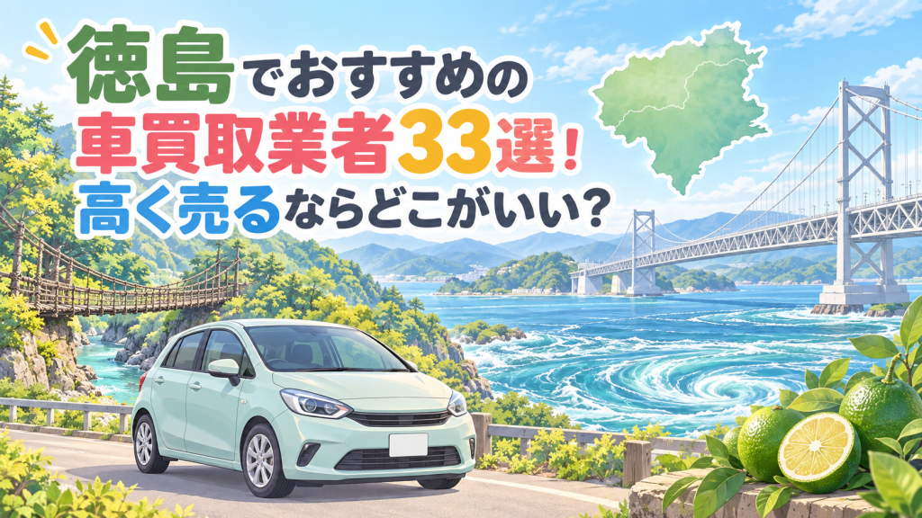 徳島でおすすめの車買取業者33選！高く売るならどこがいい？