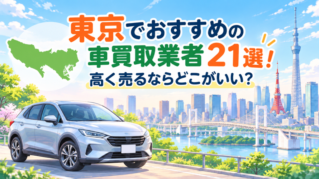 東京でおすすめの車買取業者21選！高く売るならどこがいい？