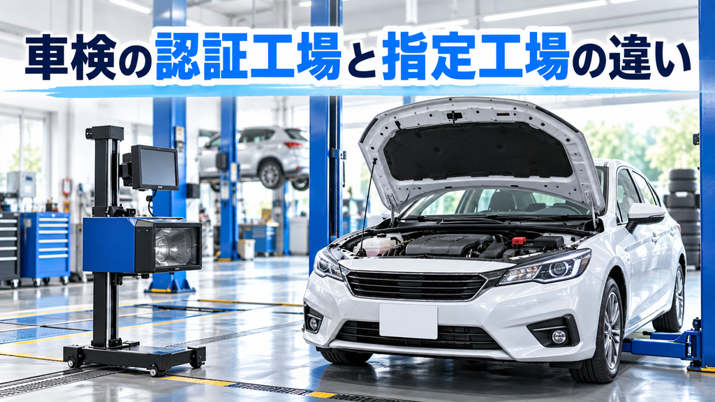 車検の認証工場と指定工場の違い