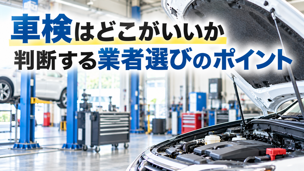 車検はどこがいいか判断する業者選びのポイント