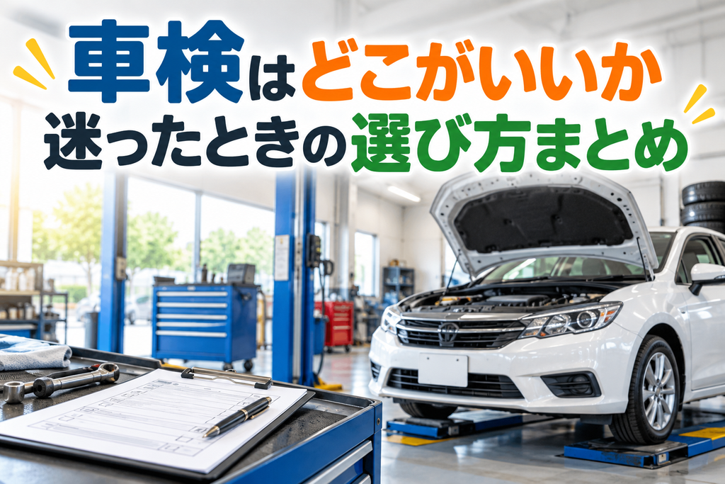 車検はどこがいいか迷ったときの選び方まとめ